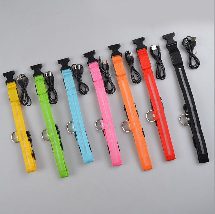 Nylon LED Luminous Dog Collar (glow in dark) - Image 9
