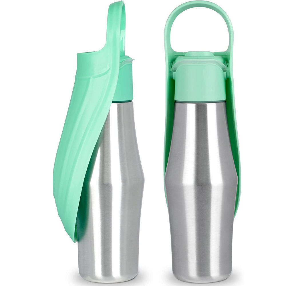 Portable Silicone Leaf Dog Water Bottle (travel) - Image 6