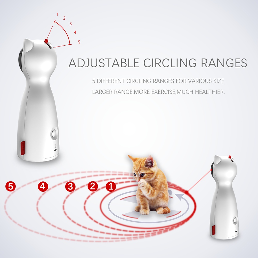 Smart Automatic Laser Toy for Cats