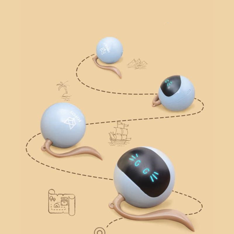 Pet Smart Interactive Colorful LED Rotating Ball - Image 6