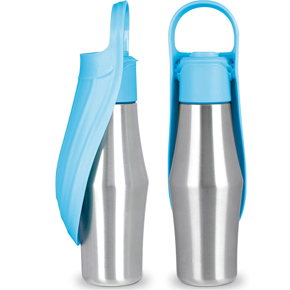 Portable Silicone Leaf Dog Water Bottle (travel) - Image 8