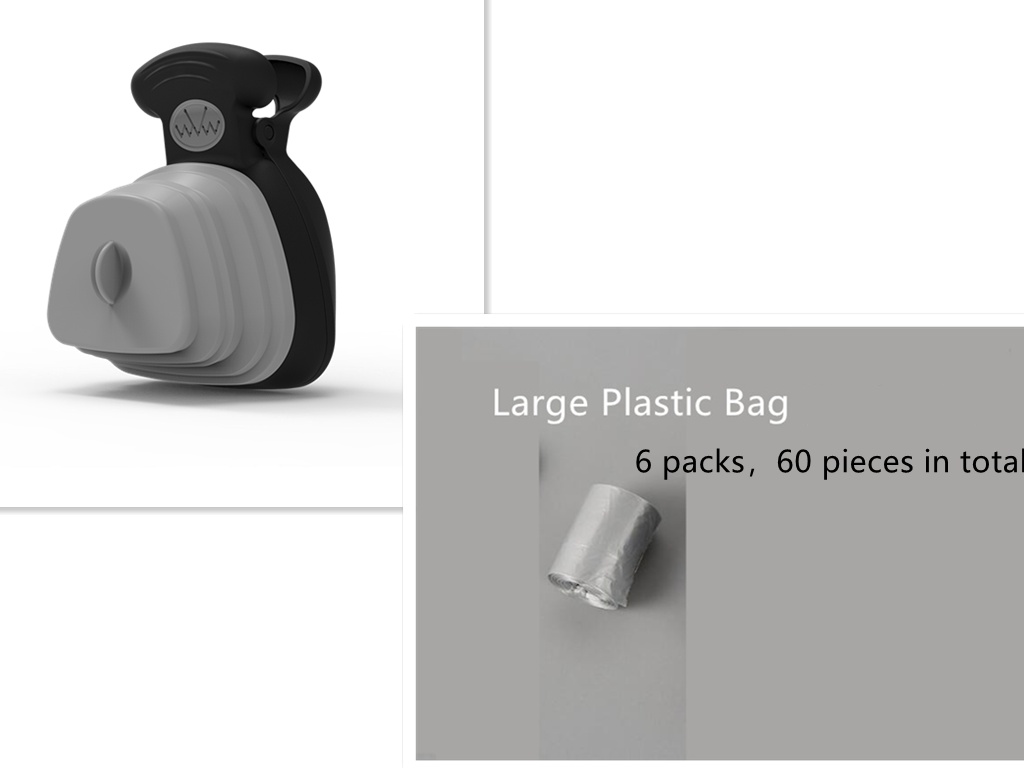 Pet Dog Poop Bag Dispenser Travel Foldable Poop Spoon - Image 4