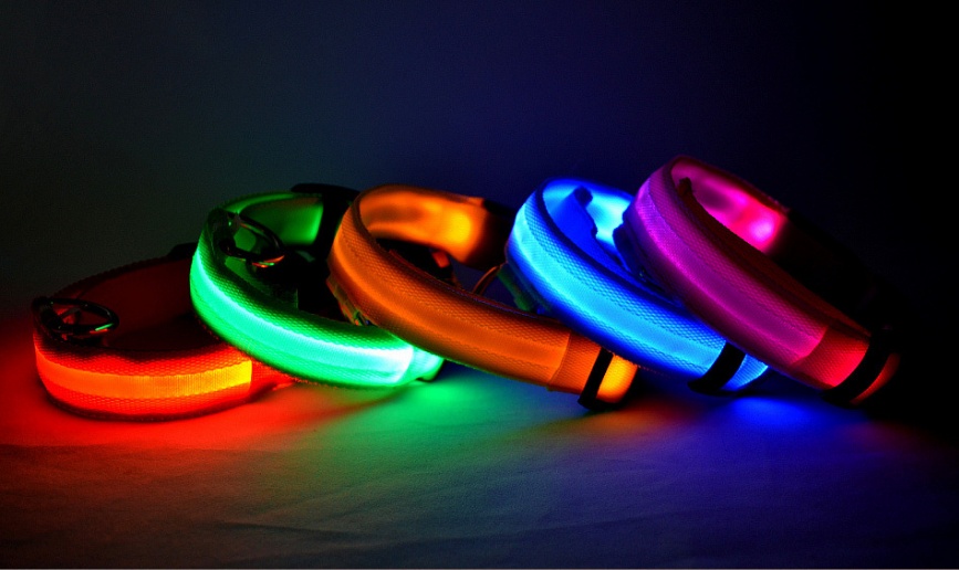 Nylon LED Luminous Dog Collar (glow in dark) - Image 3