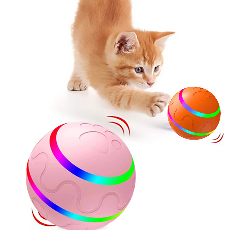 Smart Self-Rolling Ball Toy for Cats