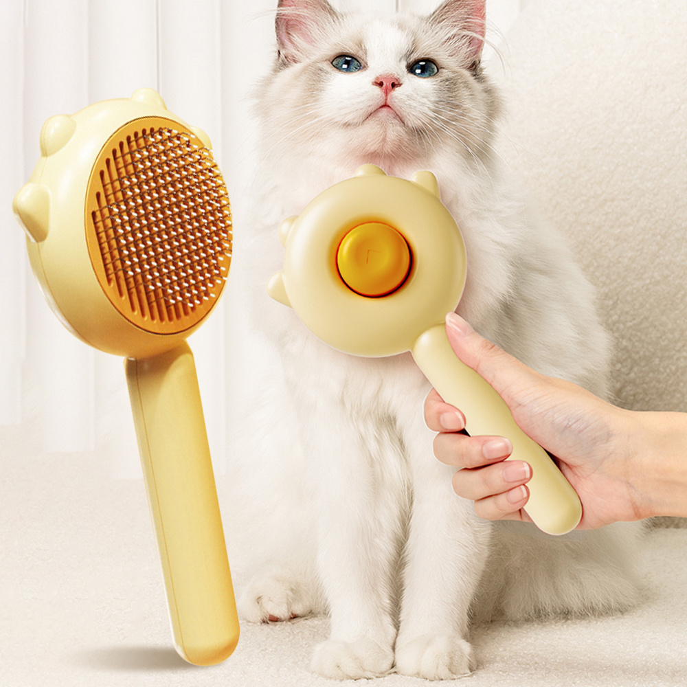 Massage & Deshedding Comb for Cats and Dogs
