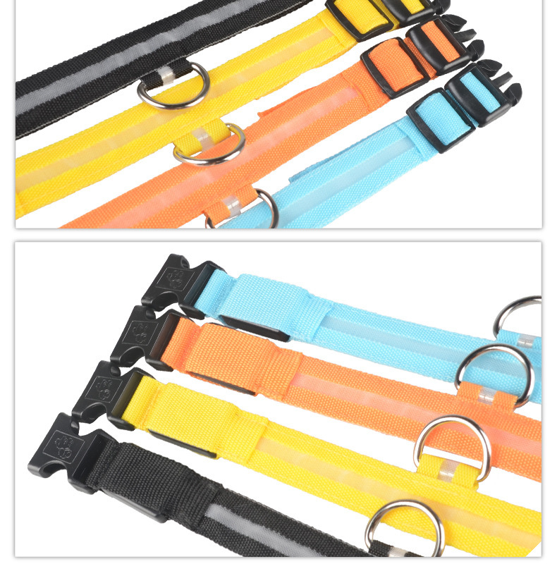 Nylon LED Luminous Dog Collar (glow in dark) - Image 7