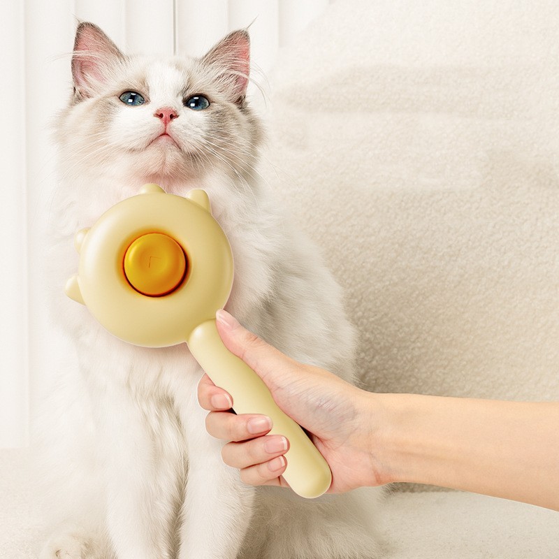 Massage & Deshedding Comb for Cats and Dogs