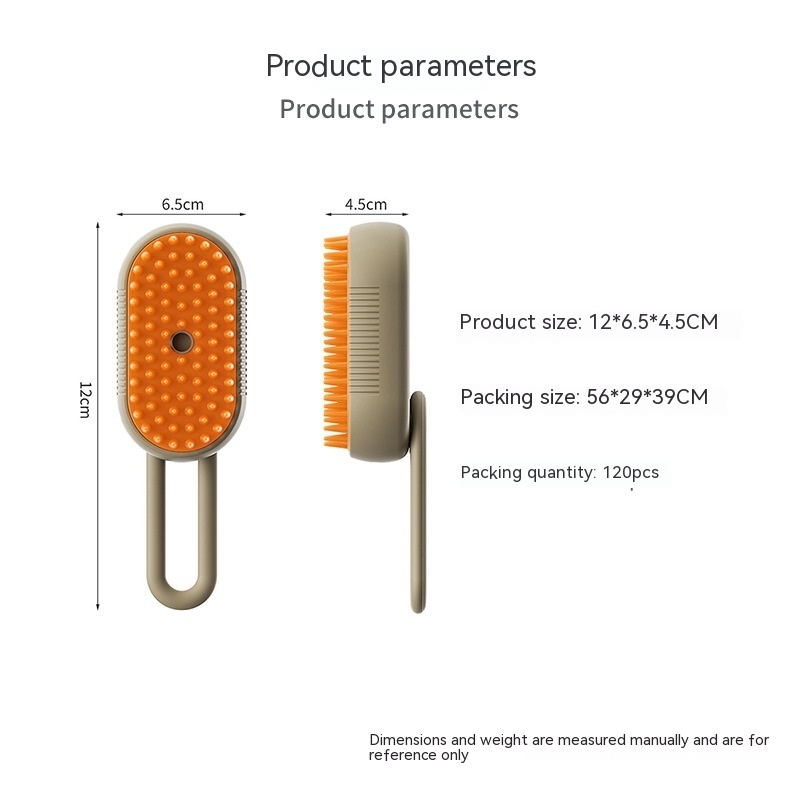3-in-1 Steam Grooming Brush for Cats and Dogs