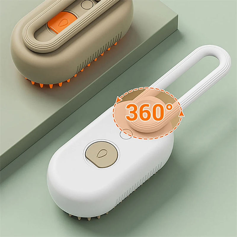 3-in-1 Steam Grooming Brush for Cats and Dogs