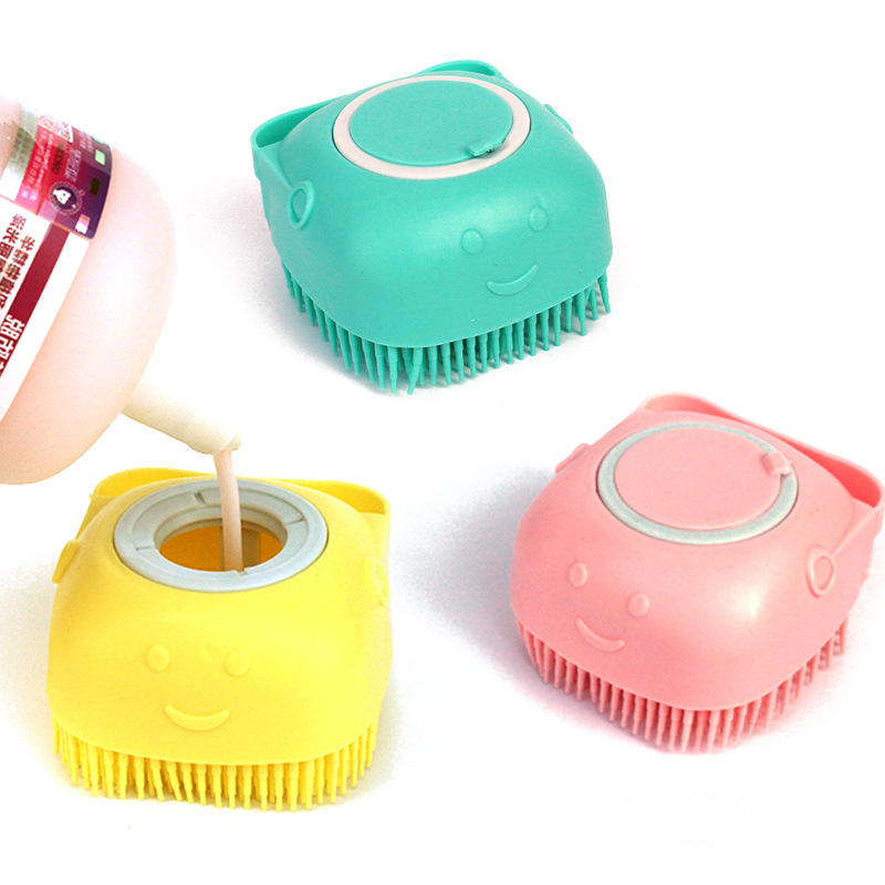 Silicone Bath & Massage Brush for Dogs and Cats