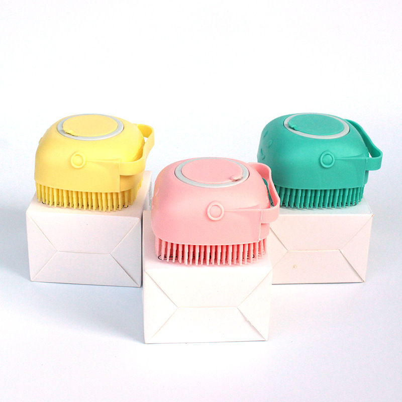 Silicone Bath & Massage Brush for Dogs and Cats